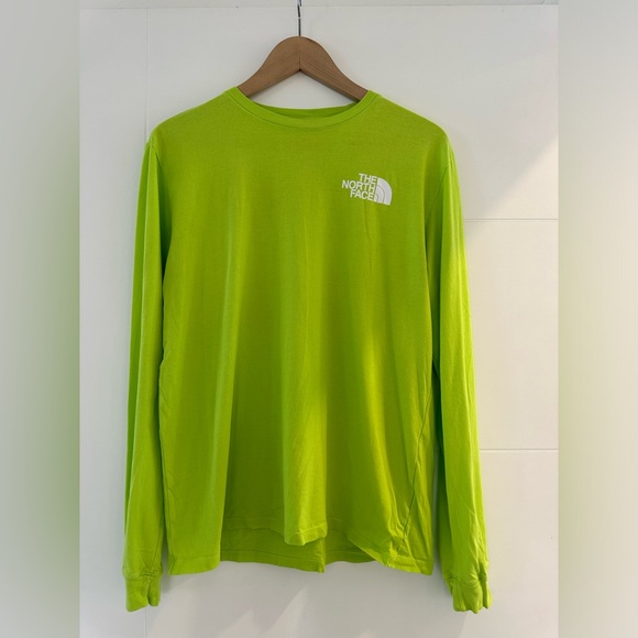 The North Face Tops - The North Face Neon Green, excellent condition.